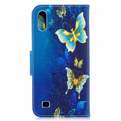 Чохол-книжка Deexe Color Wallet для Samsung Galaxy A10 (A105) - Blue Butterflies