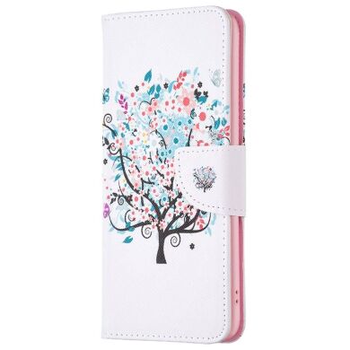 Чехол-книжка Deexe Color Wallet для Samsung Galaxy A24 (A245) - Flower Tree