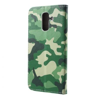 Чохол-книжка Deexe Color Wallet для Samsung Galaxy A6+ 2018 (A605), Camouflage