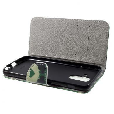 Чохол-книжка Deexe Color Wallet для Samsung Galaxy A6+ 2018 (A605), Camouflage