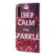 Чехол-книжка Deexe Color Wallet для Samsung Galaxy A7 2018 (A750) - Keep Calm and Sparkle. Фото 3 из 5