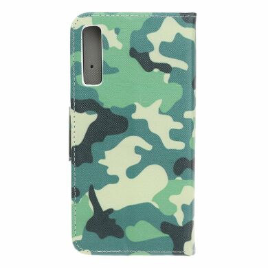 Чохол-книжка Deexe Color Wallet для Samsung Galaxy A70 (A705) - Camouflage Pattern