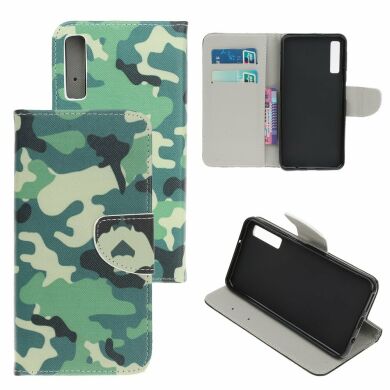 Чохол-книжка Deexe Color Wallet для Samsung Galaxy A70 (A705) - Camouflage Pattern