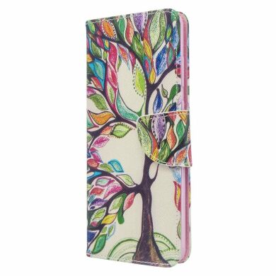 Чехол-книжка Deexe Color Wallet для Samsung Galaxy S20 Plus (G985) - Life Tree