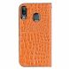 Чохол-книжка Deexe Glittery Crocodile для Samsung Galaxy A30 (A305) / A20 (A205) - Orange