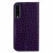 Чохол-книжка Deexe Glittery Crocodile для Samsung Galaxy A70 (A705) - Purple