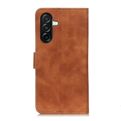 Чехол-книжка KHAZNEH Retro Wallet для Samsung Galaxy A27 (A276) - Brown