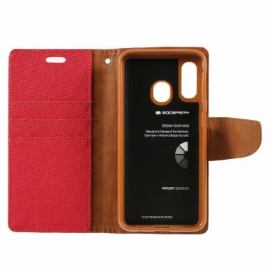 Чехол-книжка MERCURY Canvas Diary для Samsung Galaxy A40 (А405) - Red