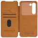 Чехол-книжка NILLKIN Qin Pro для Samsung Galaxy S23 Plus - Brown. Фото 3 из 21