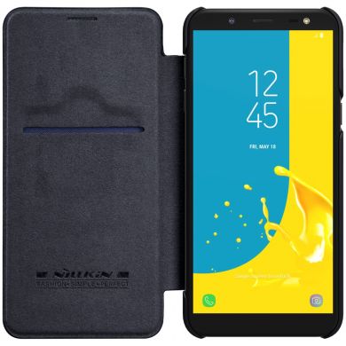 Чехол-книжка NILLKIN Qin Series для Samsung Galaxy J6 2018 (J600) - Black