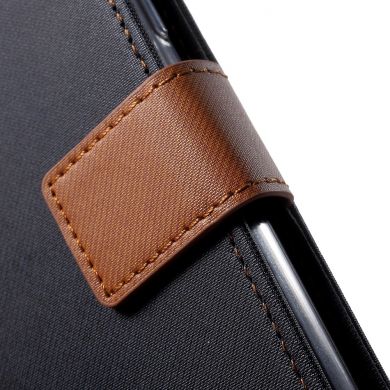 Чехол-книжка ROAR KOREA Cloth Texture для Samsung Galaxy J6 2018 (J600) - Black