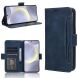 Чехол-книжка с кармашками Deexe Wallet Stand для Samsung Galaxy S26 FE - Blue. Фото 8 из 15
