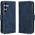 Чехол-книжка с кармашками Deexe Wallet Stand для Samsung Galaxy S26 FE - Blue