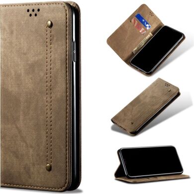 Чохол-книжка UniCase Jeans Wallet для Samsung Galaxy M52 (M526) - Khaki