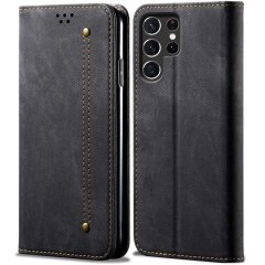 Чехол-книжка UniCase Jeans Wallet для Samsung Galaxy S25 Ultra (S938) - Black