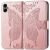 Чохол UniCase Butterfly Pattern для Samsung Galaxy A06 (A065) - Rose Gold