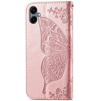 Чехол UniCase Butterfly Pattern для Samsung Galaxy A06 (A065) - Rose Gold