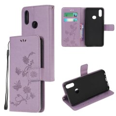 Чохол UniCase Butterfly Pattern для Samsung Galaxy A10s (A107) - Light Purple