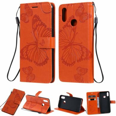 Чехол UniCase Butterfly Pattern для Samsung Galaxy A10s (A107) - Orange