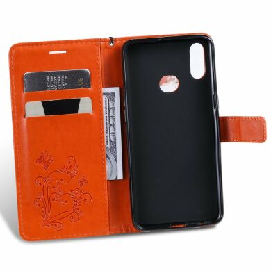 Чехол UniCase Butterfly Pattern для Samsung Galaxy A10s (A107) - Orange