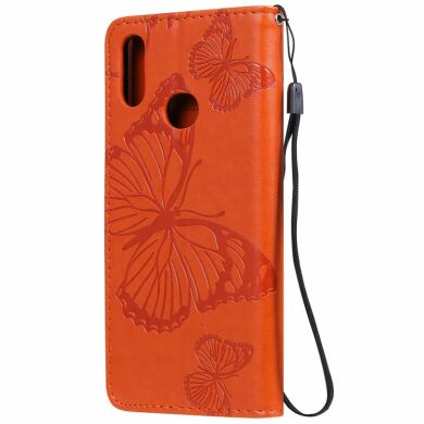 Чехол UniCase Butterfly Pattern для Samsung Galaxy A10s (A107) - Orange