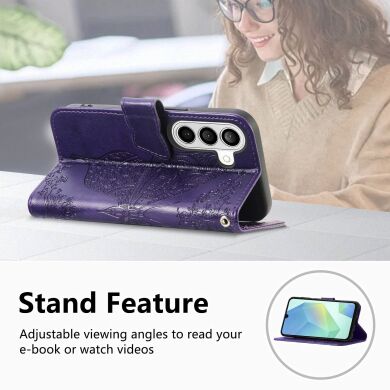 Чехол UniCase Butterfly Pattern для Samsung Galaxy A37 (A376) - Rose Gold