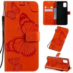 Чехол UniCase Butterfly Pattern для Samsung Galaxy A51 (А515) - Orange