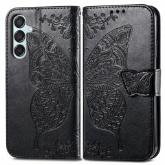 Чохол UniCase Butterfly Pattern для Samsung Galaxy M15 (M156) - Black