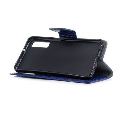 Чехол UniCase Croco Wallet для Samsung Galaxy A7 2018 (A750) - Blue