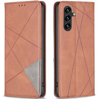 Чехол UniCase Geometric Pattern для Samsung Galaxy A05s (A057) - Brown