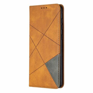 Чохол UniCase Geometric Pattern для Samsung Galaxy A21s (A217) - Brown