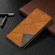 Чохол UniCase Geometric Pattern для Samsung Galaxy A21s (A217) - Brown
