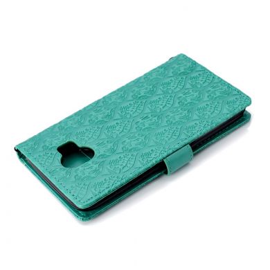 Чехол UniCase Leaf Wallet для Samsung Galaxy J4 2018 (J400) - Turquoise