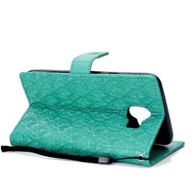 Чехол UniCase Leaf Wallet для Samsung Galaxy J4 2018 (J400) - Turquoise