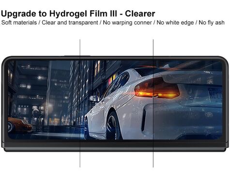 Комплект захисних плівок (на екран і задню панель) IMAK Hydrogel Film III для Samsung Galaxy Fold 3