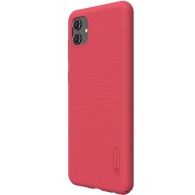 Пластиковый чехол NILLKIN Frosted Shield для Samsung Galaxy A04 (A045) - Red