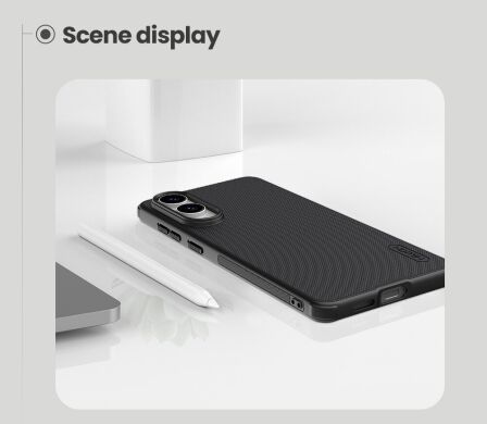 Пластиковый чехол NILLKIN Frosted Shield Pro Magnetic для Samsung Galaxy S25 Edge (S937) - Black
