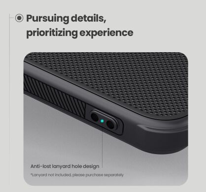 Пластиковый чехол NILLKIN Frosted Shield Pro Magnetic для Samsung Galaxy S25 Edge (S937) - Black