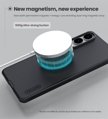 Пластиковый чехол NILLKIN Frosted Shield Pro Magnetic для Samsung Galaxy S25 Edge (S937) - Black