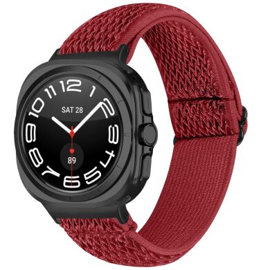 Ремешок Deexe Knitted Strap для Samsung Galaxy Watch Ultra (2025) - Red