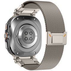 Ремінець Deexe Milanese Design для Samsung Galaxy Watch Ultra (47mm) - Titanium