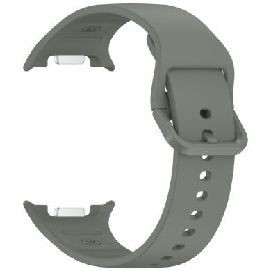 Ремешок Deexe Silicone Band для Samsung Galaxy Watch 8 (40/44mm) / 8 Classic - Army Green