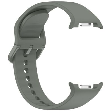 Ремешок Deexe Silicone Band для Samsung Galaxy Watch 8 (40/44mm) / 8 Classic - Army Green