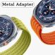 Ремешок Deexe Soft Weave для Samsung Galaxy Watch Ultra (47mm) / Ultra (2025) - Orange. Фото 5 из 5