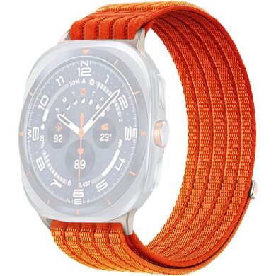 Ремешок Deexe Soft Weave для Samsung Galaxy Watch Ultra (47mm) / Ultra (2025) - Orange