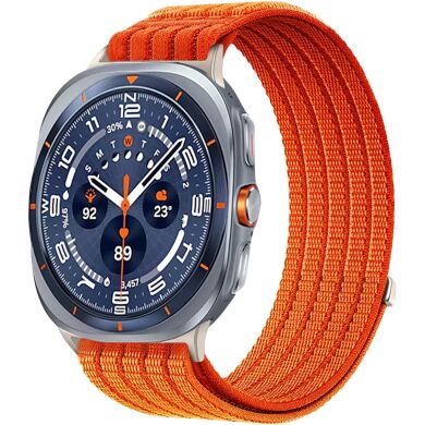 Ремешок Deexe Soft Weave для Samsung Galaxy Watch Ultra (47mm) / Ultra (2025) - Orange