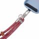 Ремешок для смартфона Deexe Crossbody Strap - Red / White. Фото 3 из 5
