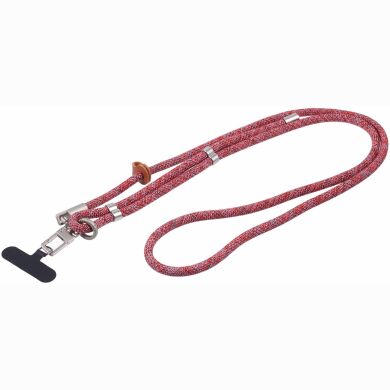 Ремешок для смартфона Deexe Crossbody Strap - Red / White