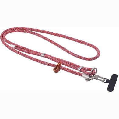 Ремешок для смартфона Deexe Crossbody Strap - Red / White