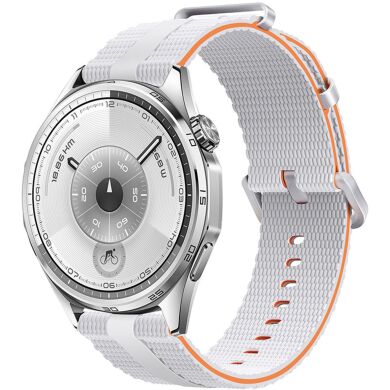 Ремешок Reframe Sport Linear для часов с шириной крепления 20 мм - White / Orange